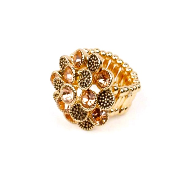 Rhinestone Decor Ring - Picture 2 of 4